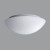 AURA 8,IN-22BT13/013 Stropní svítidlo základna kov, povrch bílá, difuzor sklo triplex opál, pro žárovku 2x7W, E27 A60, 230V, IP44, tř.1, "F", d=300mm, h=115mm, úchyt skla bajonet