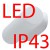 Nástěnné svítidlo, základna polykarbonát PC, povrch bílá, difuzor sklo triplex opál, LED 8W, 970lm/1010lm, teplá 3000K/neutrální 4000K, 230V, do koupelny IP43, tř.2, 280x107x80mm