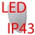 Nástěnné svítidlo, základna kov, povrch bílá, difuzor sklo triplex opál, LED 15W, 1940lm/2020lm, teplá 3000K/neutrální 4000K, 230V, do koupelny IP43, tř.1, 250x280x145mm