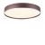 ERIGO 30W Stropní svítidlo, těleso kov, povrch kávová, difuzor plast opál, LED 30W, 1950lm, teplá 3000K, Ra80, 230V, IP20, rozměry d=400mm, h=100mm
