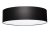 FENDY 12W CCT Stropní svítidlo, těleso kov, povrch černá, difuzor plast opál, LED 12W, 845lm, přepín CCT teplá 3000K-denní 6000K, Ra90, 230V, IP20, rozměry d=120mm, h=65mm.