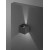 ZHILY 12W IP54 Nástěnné venkovní svítidlo, těleso hliník, povrch černá grafit, difuzor sklo, LED 12W, 960lm, teplá 3000K, nast. vyzař, úhel, Ra80, 230V, IP54,  tř.1, rozměry 100x100x100mm, svítí nahoru/dolů.