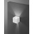 ZHILY 12W IP54 Nástěnné venkovní svítidlo, těleso hliník, povrch bílá, difuzor sklo, LED 12W, 960lm, teplá 3000K, nast. vyzař, úhel, Ra80, 230V, IP54,  tř.1, rozměry 100x100x100mm, svítí nahoru/dolů.