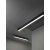 ZIDEK 20W Přisazené/závěsné svítidlo, materiál hliník, povrch černá, dif plast opál, LED 20W, 1520lm, přepín CCT teplá 3000K-denní 6000K, stmív, UGR<22, Ra90, 230V, IP20, tř.1, rozměry 600x50x75mm.