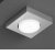 OIZUMI WL/PL 1x15W GX53 Stropní nebo nástěnné svítidlo, těleso hliník, povrch matný, pro žárovku 1x15W, GX53, 230V, IP20, tř.1, rozměry 115x115x25mm.