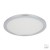 MATEO R Stropní, kruhové svítidlo, těleso kov, povrch chrom, difuzor plast opál s detailem z krystalů, LED 24W, neutrální 4000K, 1800lm, Ra80, 230V, do koupelny IP44, rozměry d=400mm, h=25mm.