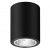KOBALD Stropní bodové svítidlo, těleso kov, povrch černá mat, pro žárovku 1x25W, E27, 230V, IP20, tř.1, d=90mm, h=110mm.