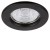Podhledové bodové svítidlo, těleso kov, povrch černá, pro žárovku 1x25W, GU5.3, 12V, IP20, tř.3, rozměry d=80mm.