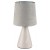 NALANI Stolní lampa, těleso keramika béžová, stínítko textil béžová, pro žárovku 1x40W, E14, 230V, IP20, tř.2, rozměry d=130mm, h=250mm.