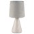 MEMBRANA 1x40W, E14 Stolní lampa, těleso keramika béžová, stínítko textil béžová, pro žárovku 1x40W, E14, 230V, IP20, tř.2, rozměry d=130mm, h=250mm.