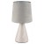 Stolní lampa, těleso keramika béžová/šedá/modrá, stínítko textil béžová/šedá/modrá, pro žárovku 1x40W, E14, 230V, IP20, tř.2, rozměry d=130mm, h=250mm.