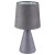 NALANI Stolní lampa, těleso keramika šedá, stínítko textil šedá, pro žárovku 1x40W, E14, 230V, IP20, tř.2, rozměry d=130mm, h=250mm.