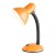 DYLAN Stolní lampa, flexibilní rameno, husí krk, základna kov, stínítko kov, povrch lak oranžová lesk, pro žárovku 1x40W, E27, 230V, IP20, tř.1. rozměry d=230mm h=345mm