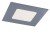 LOIS LED 3W 4000K ČTVEREC Podhledové svítidlo,  těleso kov, povrch chrom satén, difusor plast opál, LED 3W, 170lm, neutrální 4000K, 230V, do koupelny IP44, tř.1. rozměry 90x90mm