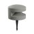 OXYTO 15W 180° 24V Sloupkové svítidlo, těleso beton, barva tm. šedá, dif sklo opál, LED 15W, 405lm, teplá 3000K, vyzař. úhel 180°, Ra90, 24V, IP65, tř.3, rozměry d=250mm, h=185mm, vč. bodce do záhonu.