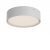 DULO PL R 21W CCT Stropní venkovní svítidlo, těleso hliník, povrch bílá mat, dif plast opál, LED 21W, 1798lm-1890lm, přepín CCT teplá 2700K-3000K, vyzař úhel 114°, Ra80, 230V, IP65, tř.1, rozměry d=220mm, h=60mm.