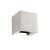 PERIHEL WL 2x6W IP54 Nástěnné venkovní svítidlo, těleso beton, povrch slonová kost, LED 2x6W, 760lm, teplá 2700K, vyzař. úhel 0°/90°, Ra80, 230V, IP54, tř.1, rozměry 120x120x112mm, svítí nahoru/dolů.
