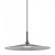 SEPTICA 16W Závěsné svítidlo, těleso kov, povrch černá gunmetalová, dif plast opál, LED 16W, teplá 3000K, 1150lm, Ra90, 230V, IP20, tř.2, rozměry d=400mm, h=148mm, vč závěs kabelu l=1430mm, lze zkrátit.