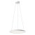 SAROS 35W+35W, CCT Závěsné svítidlo, hliník, bílá lesk, dif plast čirý, LED 35W+35W, 3534lm-3770lm, dálk. ovl. CCT teplá 2700K-denní 5000K, stmív, Ra90, 230V, IP20, tř.1, d= 655mm, vč lank. závěsu l=1500mm, lze zkr.