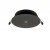 ORBIT Stropní krytka, baldachýn, vestavná pro zapuštění do sádrokartonu pro 1 kabel, pro napájení svítidel, těleso kov, povrch černá, 230V, d=130mm, h=31,5mm