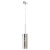 SANSSOUCI I Závěsné svítidlo, základna kov, povrch chrom lesk, difuzor sklo chomované, průsvitné, pro žárovku 1x60W, E27, 230V, IP20, sklo 90mm, h=230mm, záv kab l=1000mm, lze zkr