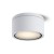MERIDO Stropní přisazené svítidlo, těleso hliník, povrch bílá, difuzor sklo opál mat, pro LED 11W, GX53, 230V, IP44, tř.1, d=108mm, h=60mm