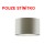 RON 40/25 Stínítko, materiál textil povrch holubí šeď/stříbrná fólie, pro žárovku max 23W, d=400mm, h=250mm