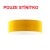 RON 60/19 Stínítko, materiál textil povrch vnější oranžová/ vnitřní bílá, pro žárovku max 23W, d=600mm, h=190mm