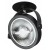 KELLY-LED Stropní, podhledové bodové svítidlo, nast směr svícení, těleso kov, povrch lak černá mat, LED 1x12W, teplá 3000K, 600lm, Ra80, stmív TRIAC, 230V, IP20, tř.1. rozměry d=137mm h=145mm