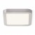 HUE SQ9 LED Stropní, podhledové svítidlo čtvercové, základna kov, rámeček nikl mat, difuzor plast opál, LED 1x6W, teplá 3000K, 540lm, Ra80, 230V, IP20, tř.2. rozměry 90x90x9mm