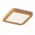 HUE SQ9 LED Stropní, podhledové svítidlo čtvercové, základna kov, rámeček dřevo buk světlý, difuzor plast opál, LED 1x6W, teplá 3000K, 540lm, Ra80, 230V, IP20, tř.2. rozměry 90x90x9mm