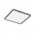 HUE SQ17 LED Stropní, podhledové svítidlo čtvercové, základna kov, rámeček chrom černá, difuzor plast opál, LED 1x18W, teplá 3000K, 1620lm, Ra80, 230V, IP20, tř.2. rozměry 175x175x9mm