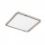 HUE SQ17 LED Stropní, podhledové svítidlo čtvercové, základna kov, rámeček nikl mat, difuzor plast opál, LED 1x18W, teplá 3000K, 1620lm, Ra80, 230V, IP20, tř.2. rozměry 175x175x9mm