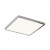 HUE SQ22 LED Stropní, podhledové svítidlo čtvercové, základna kov, rámeček chrom černá, difuzor plast opál, LED 1x22W, teplá 3000K, 2160lm, Ra80, 230V, IP20, tř.2. rozměry 225x225x9mm