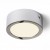 GREHAM Stropní přisazené svítidlo, základna kov, rámeček chrom lesk, difuzor plast opál, LED 1x6W, teplá 3000K, 540lm, Ra80, 230V, IP20, tř.2. rozměry d=92mm h=34mm