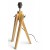 AMBITUS Stolní lampa s objímkou, stolní podstavec, těleso dřevo bambus, pro žárovku 1x28W, E27, 230V, IP20. rozměry 250x490mm.