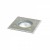 ORBU Zemní svítidlo, materiál nerez, povrch nerez, krycí sklo čiré, pro žárovku 1x15W, GU10, 230V, IP67, tř.1, rozměry 105x105x140mm