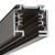 EUTRAC 3F PŘISAZENÁ závěsná NAPÁJECÍ LIŠTA Přisazená, závěsná, 3F, třífázová, napájecí lišta, materiál hliník, povrch černá, 3x16A, 3x230V, IP20, 23x36mm, délka l=3000mm