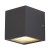 PLAYGROUD CUBE Nástěnné svítidlo, těleso hliník, povrch hnědá rezavá, difuzor sklo mat, pro LED 2x9W, GX53, 230V, IP44, tř.1, rozměry 115x108x110mm, svítí nahoru/dolů