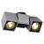 ALTRA DICE SPOT2 Stropní bodové svítidlo, nastavitelný směr svícení materiál hliník, povrch kombinace šedostříbrná-černá, pro žárovku 2x50W, GU10 ES50, 230V, IP20, 225x100x70mm