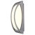 MERIDIAN 2 Stropní svítidlo, těleso hliník, barva šedostříbrná, difuzor plast opál, pro úspornou žárovku 1x24W, E27, 230V, IP54, 70x175mm