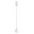 VAREL HL 12W Závěsné svítidlo, těleso hliník, povrch bílá, dif plast opál, LED 12W, 930lm, teplá 3000K, 230V, IP20, rozměry d=96mm, vč.záv.kabelu l=1900mm, lze zkrátit, svítí nahoru/dolů.