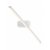 PAILET WL 12W IP44 Nástěnné svítidlo k zrcadlu, do koupelny, těleso hliník, povrch bílá, difuzor plast, LED 12W, 1441lm, teplá 3000K, Ra80, 230V, do koupelny IP44, rozměry 600x100mm, svítí dolů.