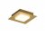 EXTURA SQ 16W CCT Stropní svítidlo, těleso kov, povrch zlatá mat, dif plast opál, LED 16W, 2200lm, přepín. CCT nastav teplota teplá 3000K-denní 6500K, Ra80, 230V, IP20, tř.2, rozměry 200x200x50mm.