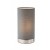DAKRYM 1x28W, E14 Stolní lampa, těleso kov, povrch nikl, stínítko textil šedá, pro žárovku 1x28W, E14, 230V, IP20, tř.2, rozměry d=120mm, h=200mm.