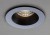MT 144 LED Vestavné stropní bodové svítidlo, těleso hliník, povrch černá mat, LED 9W, 1018lm, neutrální 4000K, 230V, IP20, tř.2, rozměry d=90mm, h=65mm.
