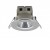 PRAECO 5W, IP44 Stropní, podhledové svítidlo, těleso plast chrom, difuzor plast opál, LED 5W, neutrální 4000K, 330lm, 230V, do koupelny IP44/IP20, tř.2, rozměry d=85mm, h=54mm