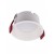 VERA BI 7W Stropní podhledové bodové svítidlo, těleso hliník, povrch bílá, dif. plast opál, LED 7W, 702lm, neutrální 4000K, vyzař. úhel 90°, Ra95, 230V, IP20, tř.1, rozměry d=82mm, h=48mm.