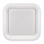ALPIR SQ Stropní přisazené svítidlo, těleso kov, povrch bílá,  LED 48W, 2880lm, dálk. ovl. CCT přepínatelná teplota teplá 3000K, neutrální 4000K, denní 6500K, stmív, 230V, Ra80, IP20, 450x450x100mm