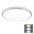 ELVIS 18W, IP54 CCT Stropní svítidlo, těleso kov, povrch stříbrná, dif plast opál, LED 18W, 1530lm, přepín. CCT teplá 3000K - denní 6500K, 230V, zvýš. krytí IP54, rozměry d=330mm, h=57mm.